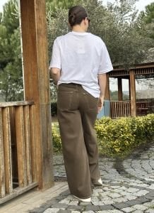 ORJİNAL river kot pantolon HAKİ- kahve