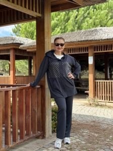 Pul işlemeli tasarım Oysho takım Antrasit