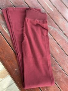 İspanyol paça bershka tayt bordo