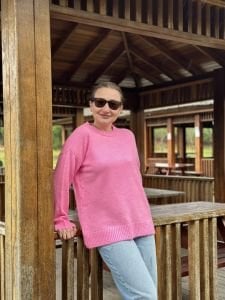 Yumoş kazak şeker pembe