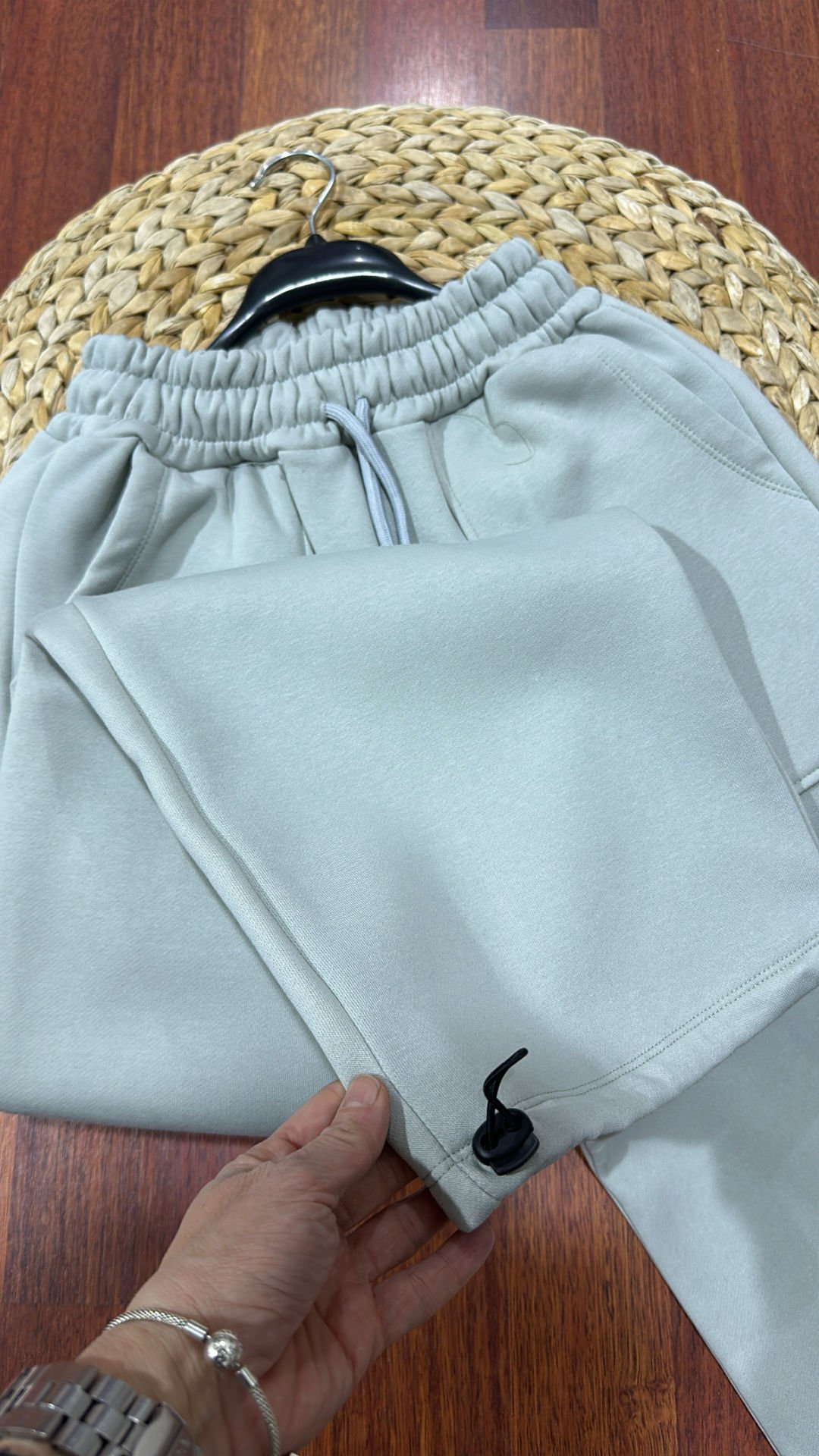 Uzay gri bol paça alt eşofman