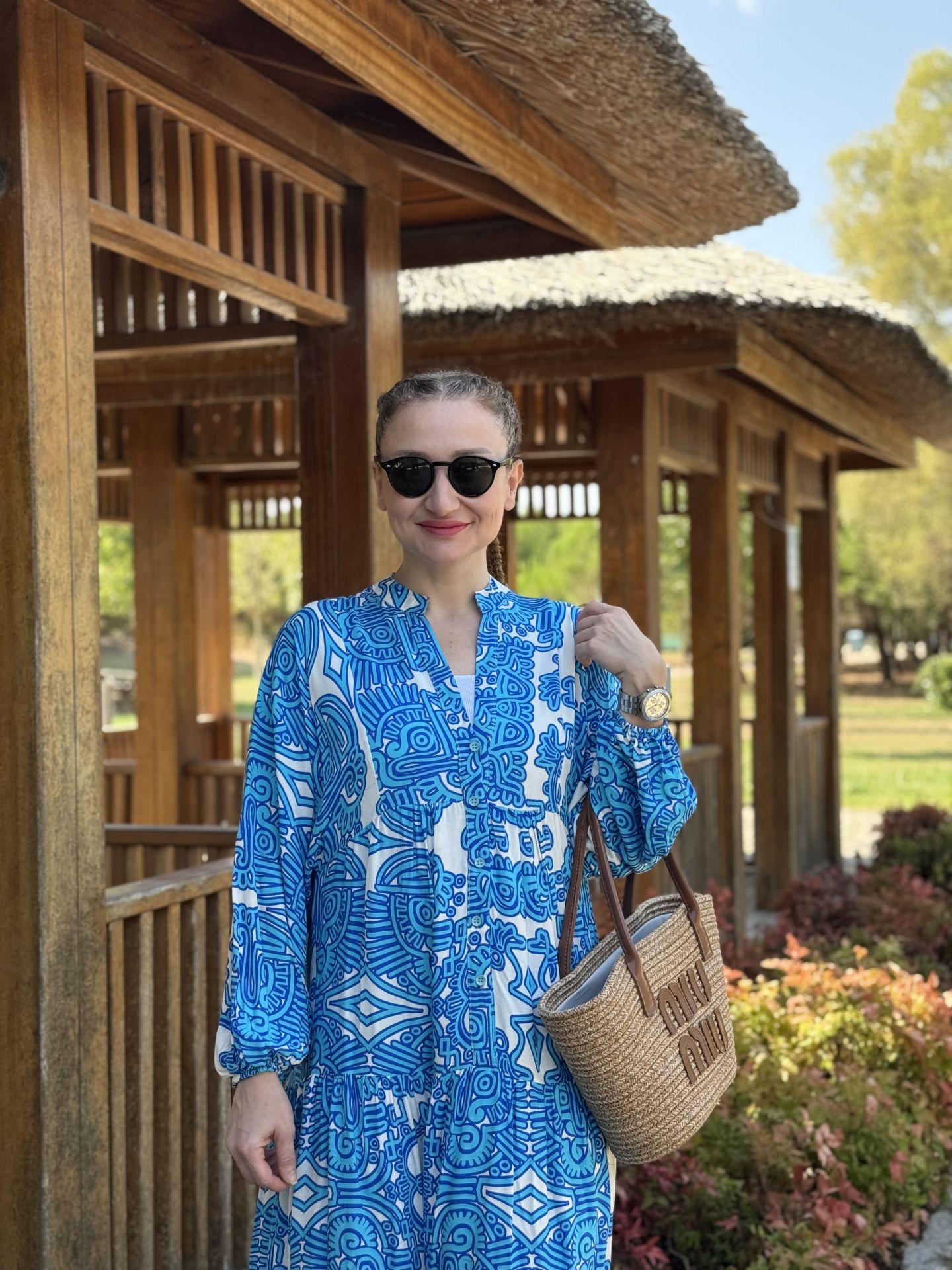 Mavi Melisa Viskon katleya elbise