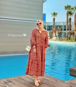 Verina tasarım tensel elbise katleya