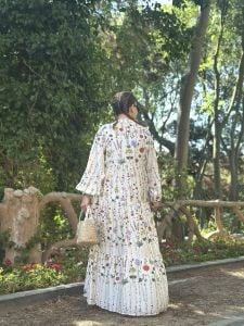 Garden Modal tensel elbise katleya