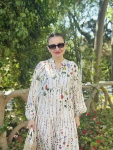 Garden Modal tensel elbise katleya