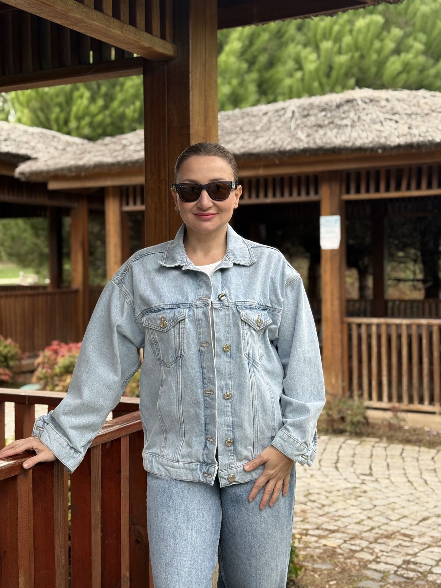 Orjinal BDG klasik Açık Mavi kot ceket