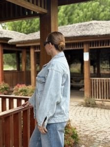 Orjinal BDG klasik Açık Mavi kot ceket