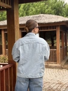 Orjinal BDG klasik Açık Mavi kot ceket