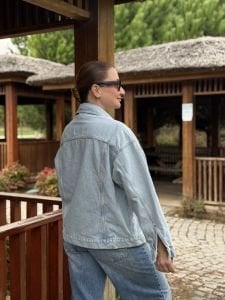 Orjinal BDG klasik Açık Mavi kot ceket