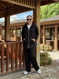 2263 Oysho takım fermuarlı Siyah
