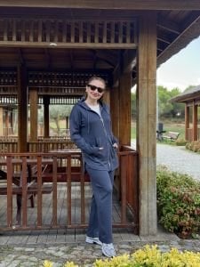 2263 Oysho takım fermuarlı Antrasit