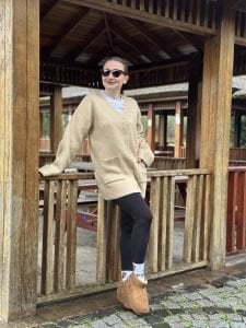 Zara Model Camel kalın hırka-ceket