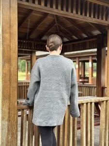 Zara Model Gri kalın hırka-ceket