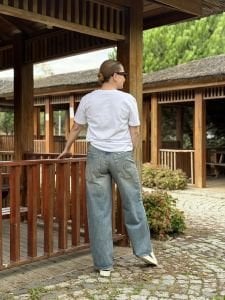 BDG orjinal kot pantolon Taşlanmış Mavi