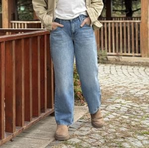 Orjinal topshop kot pantolon Mavi