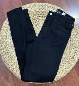 skinny denim pantolon siyah
