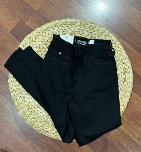 skinny denim pantolon siyah