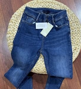 Very skinny denim pantolon mavi