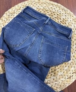 Very skinny denim pantolon mavi