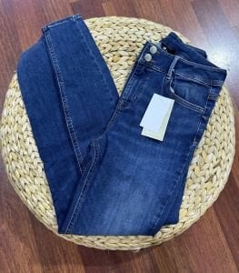 Very skinny denim pantolon mavi