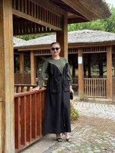 Lesa Tasarım elbise Haki