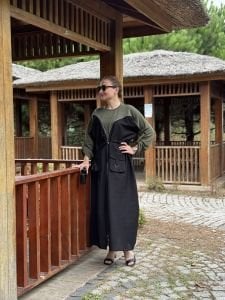 Lesa Tasarım elbise Haki