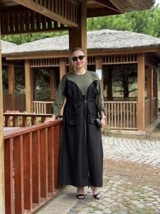 Lesa Tasarım elbise Haki