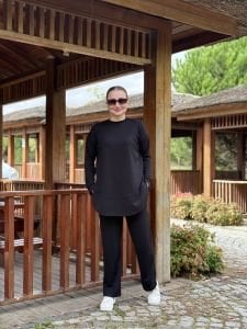 Ayışığı Oysho takım Siyah