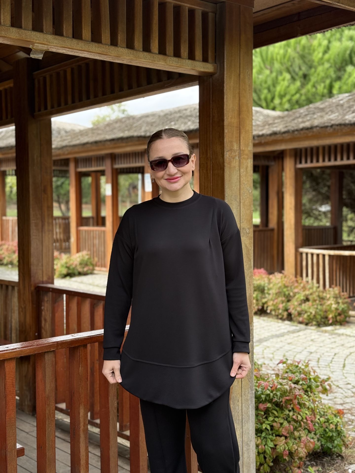 Ayışığı Oysho takım Siyah