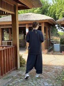 Baskılı Oysho pamuk takım laci