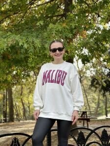 Malibu 2 iplik sweatshirt
