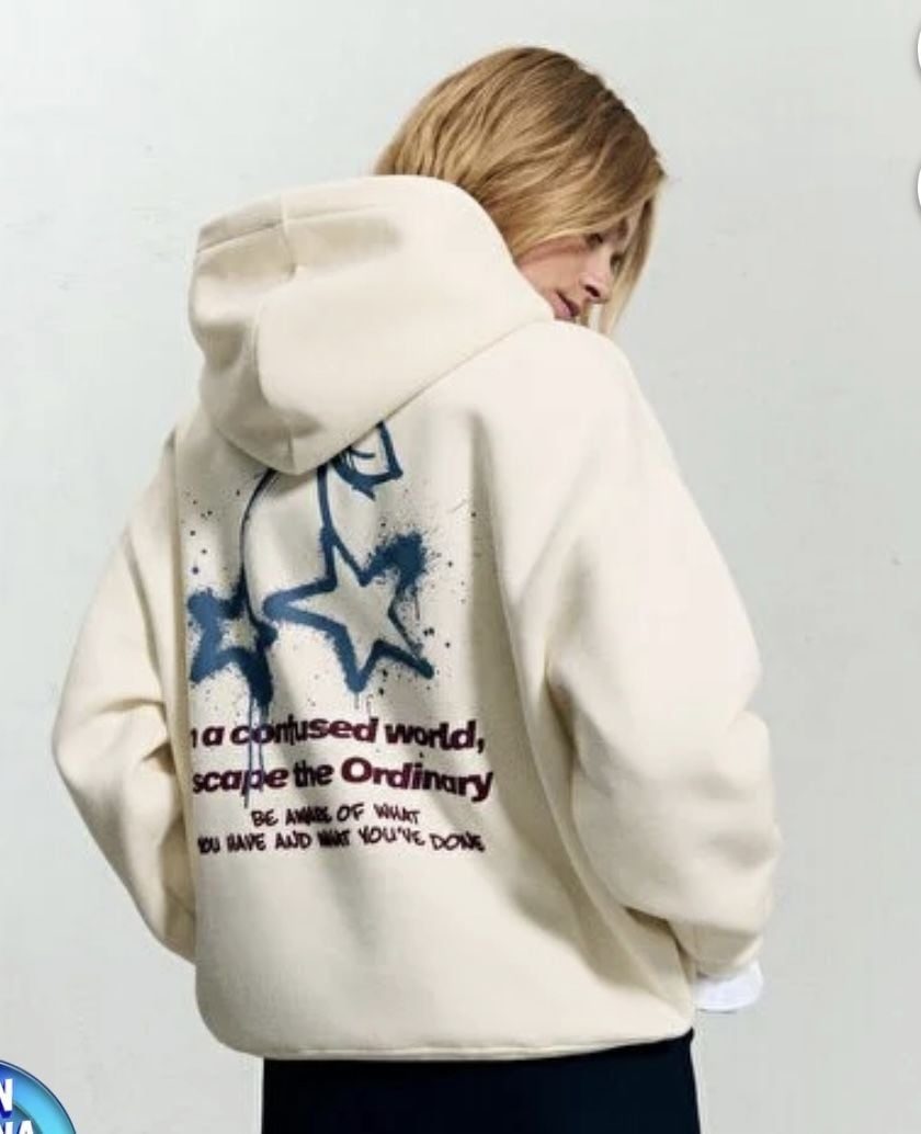 Orjinal marka Oversize Bersh. sweat krem