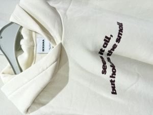 Orjinal marka Oversize Bersh. sweat krem