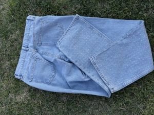 Taş İşlemeli Orjinal mng MAVİ kot pantolon