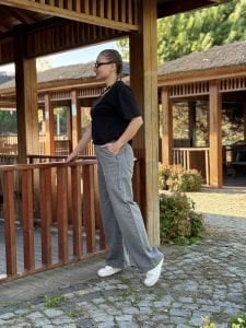 Taş İşlemeli Orjinal Z.ra kot pantolon Gri