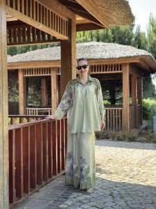 Lilyum pamuk Takım çağla yeşili