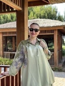 Lilyum pamuk Takım çağla yeşili
