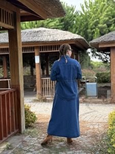 Koyu mavi etekli kot takım 2794