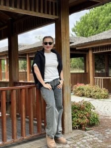 Orjinal topshop kot pantolon taşlanmış