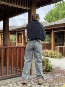 Orjinal topshop kot pantolon taşlanmış