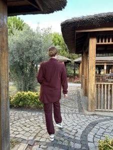 Taşlı Ceket Takım Bordo