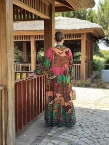 Premium Siena modal katleya elbise yeşil