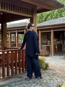 Şal Takım Lacivert