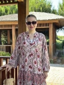 Esila Viskon katleya elbise