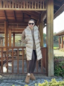 Sütlü kahve şişme yelek