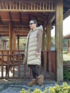 Sütlü kahve şişme yelek