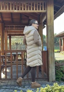 Sütlü kahve şişme yelek