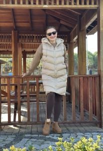 Sütlü kahve şişme yelek