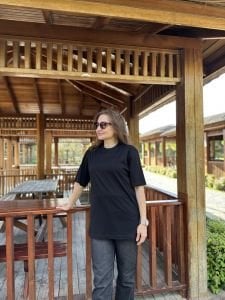 Siyah basic tişört