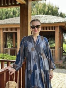 Locco katleya elbise gri